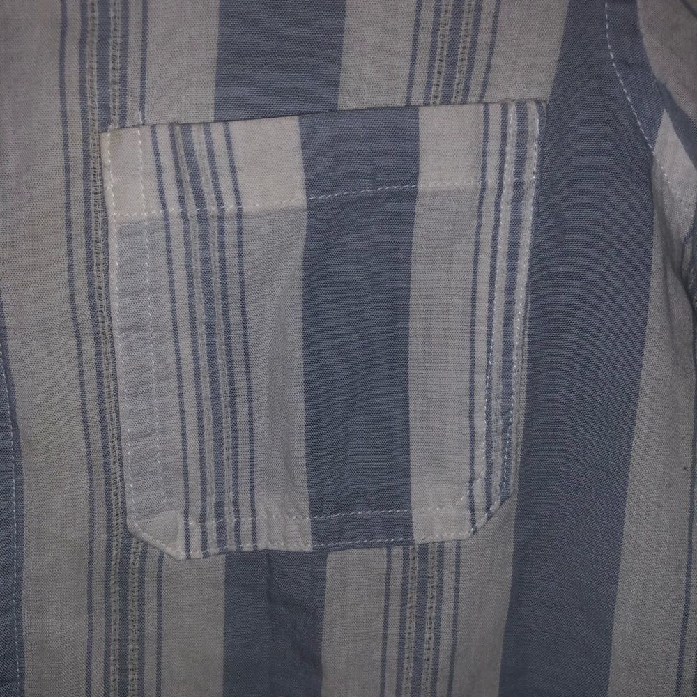 Universal Thread Blue & White Striped Button Down - Picture 4 of 10